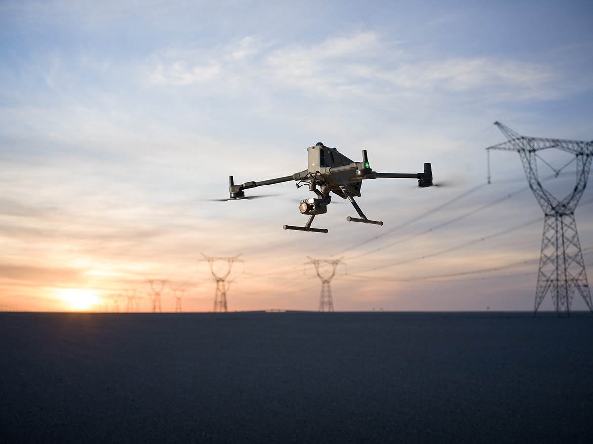 UAV in flight